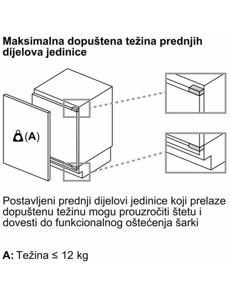 Podpultni hladnjak Bosch KUL22VFD0