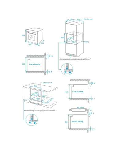 Pećnica Končar UPP7214TM