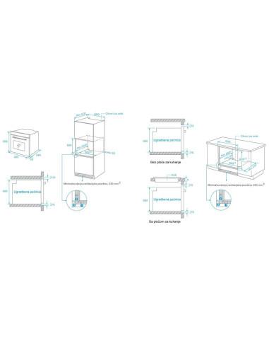 Pećnica Končar UPV7215TM