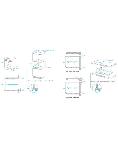 Pećnica Končar UPV7215TM
