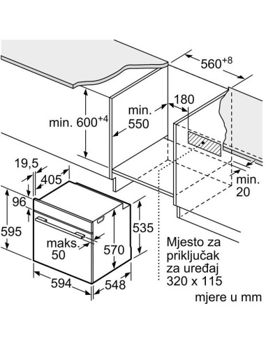 Pećnica Bosch HBA272BB0
