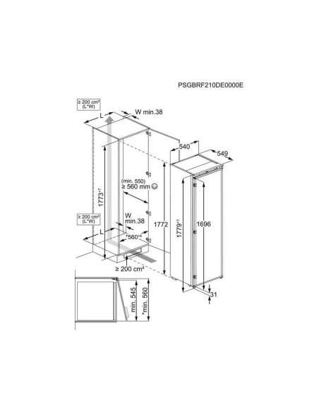 Ugradbeni zamrzivač Electrolux EUN7NE18S