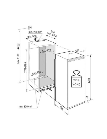 Ugradbeni hladnjak Liebherr IRBd5121 PlusLine