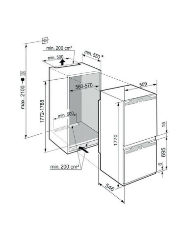 Ugradbeni hladnjak Liebherr ICNd5123 PlusLine