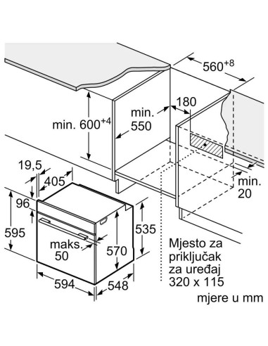 Pećnica Bosch HBG578EB3 AirFry