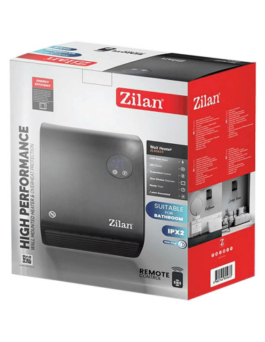 Grijalica Zilan ZLN5633 zidna s dalj.