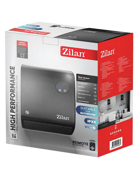 Grijalica Zilan ZLN5633 zidna s dalj.